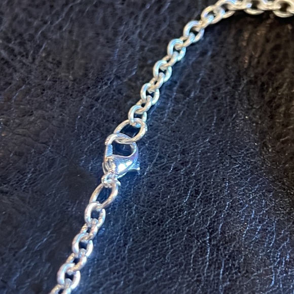 Silvertone Crystal Embellished Necklace and Earring Bridal Set  NWT - Picture 6 of 13